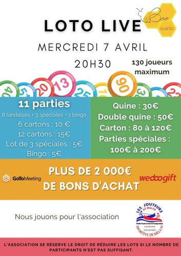 shirley events loto|Shirley Event's Loto Live sur Yurplan.